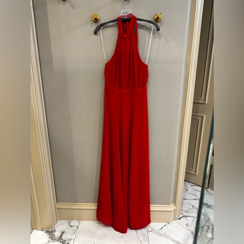 Yumi Kim | Small | Rocio High Demand Halter Maxi Dress Red Revolve red dress - Picture 5 of 11